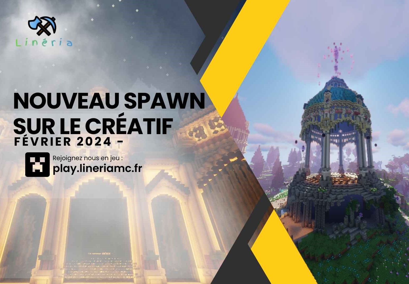 Un spawn flambant neuf pour le serveur CRÉATIF !